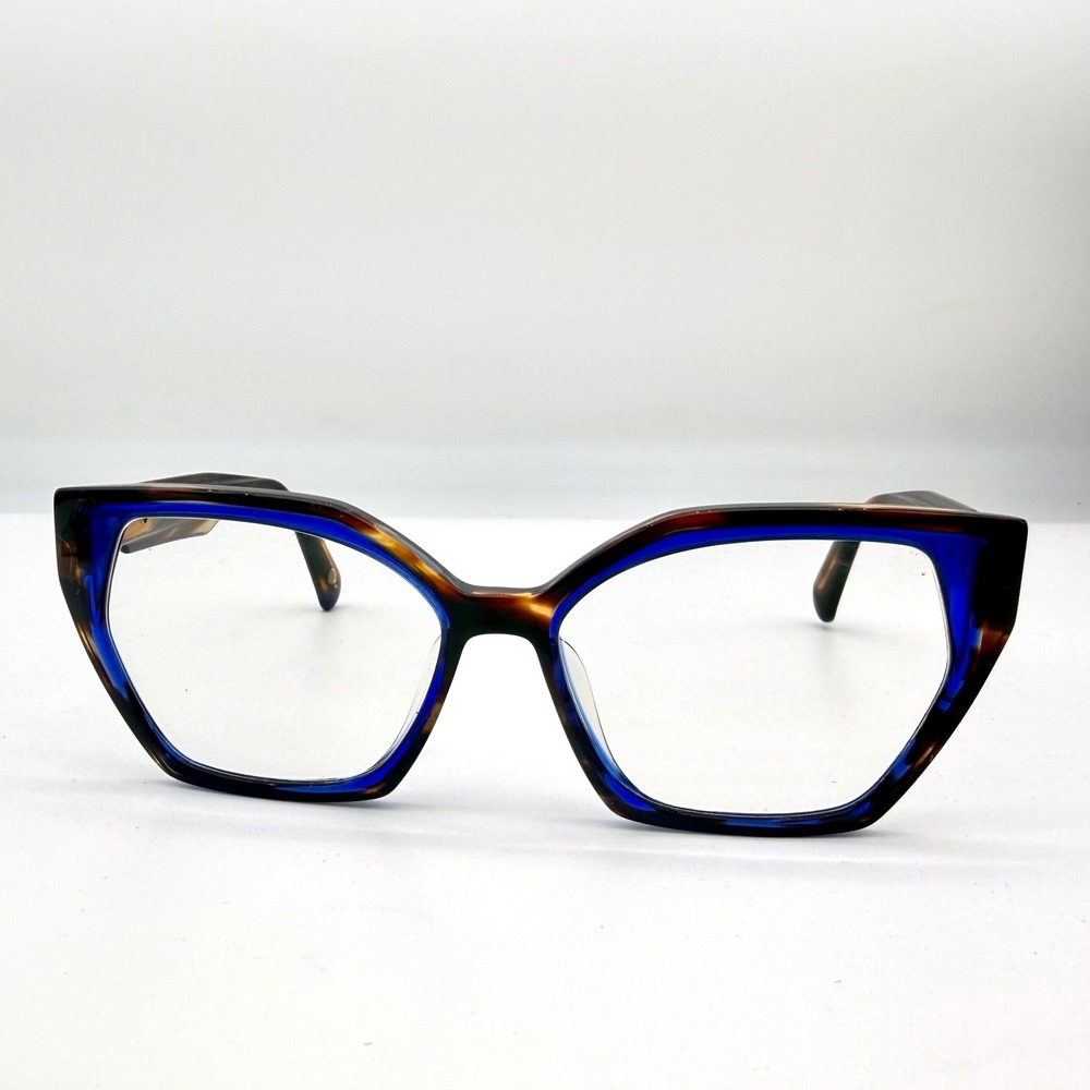 Etnia Barcelona Mambo Rx 3 Eyeglass Frames 55-15 Havana Blue Tortoise‎